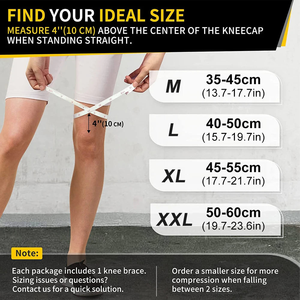 Knit Knee Support Sleeve for Sports