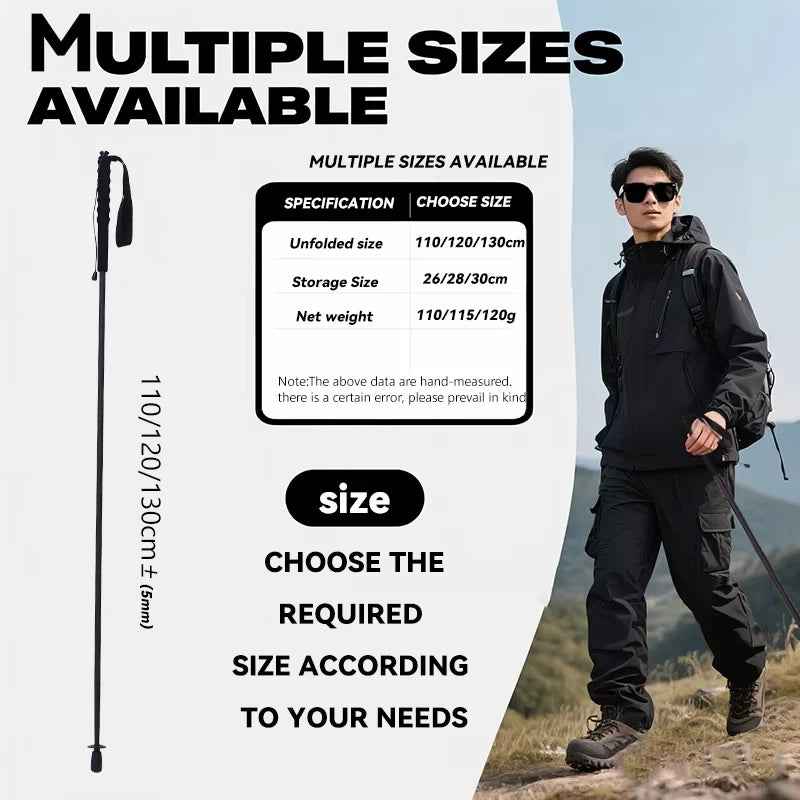 Foldable Walking Pole, 110–130 cm