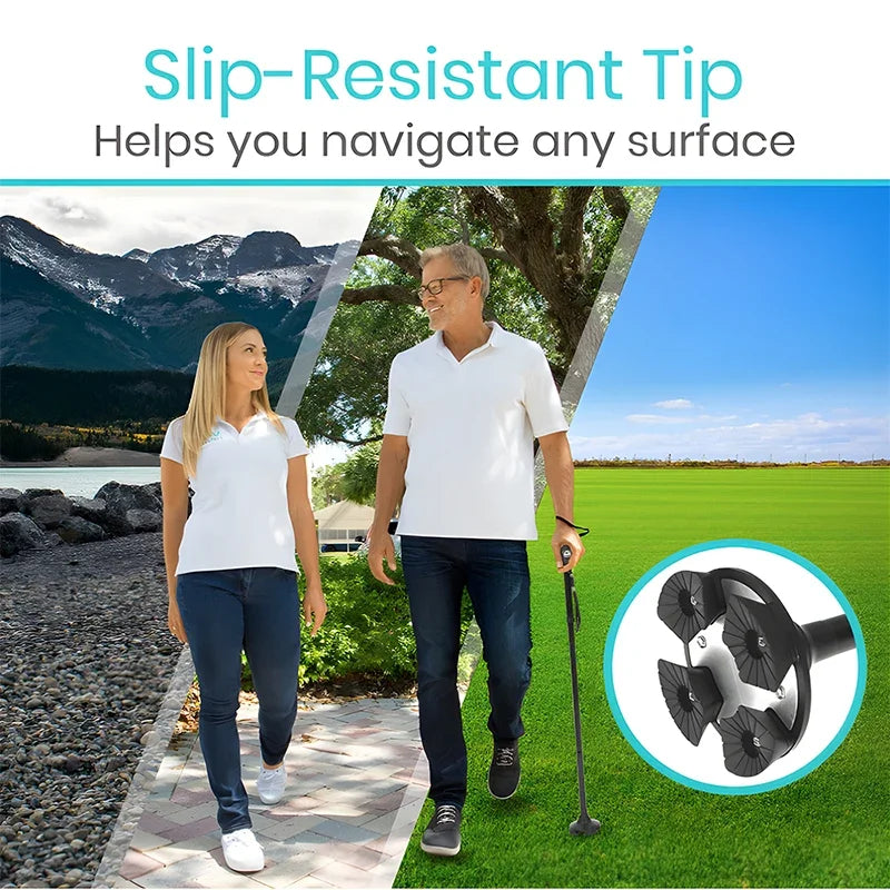 Folding Walking Cane with LED Light