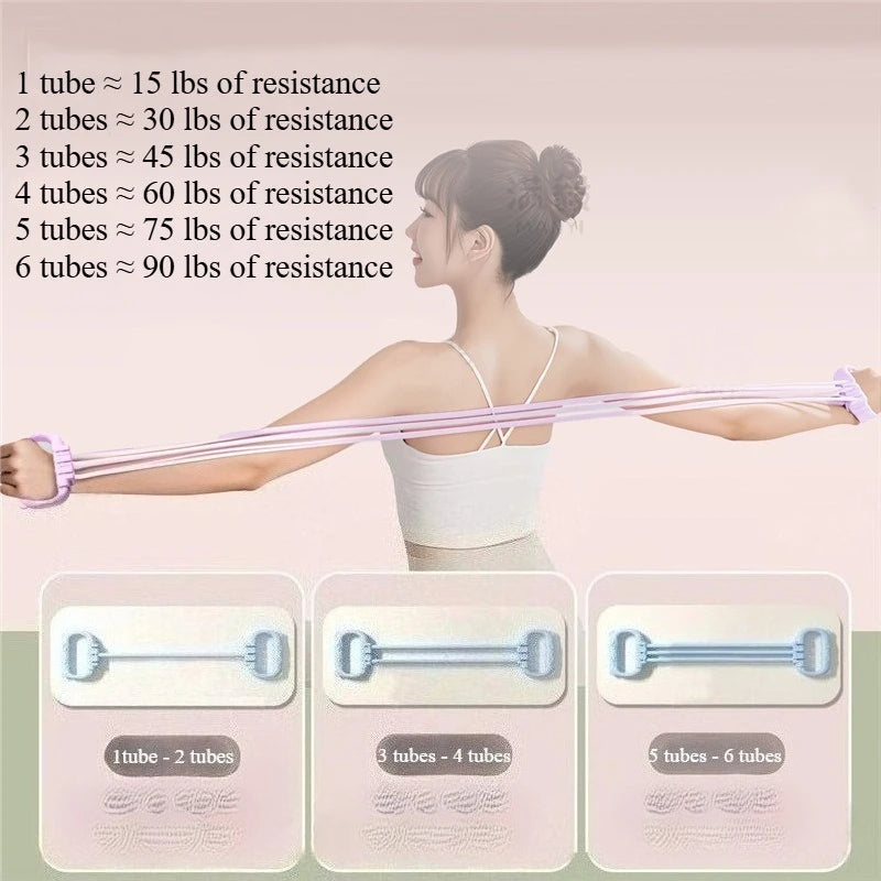 6-Level Adjustable Resistance Stretch Band