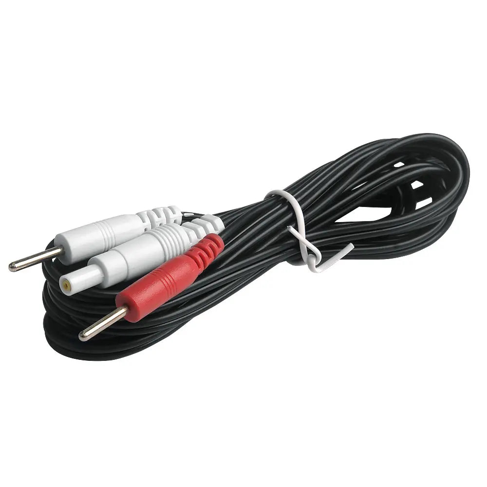 6 Replacement TENS Electrode Cables, 2.35mm DC