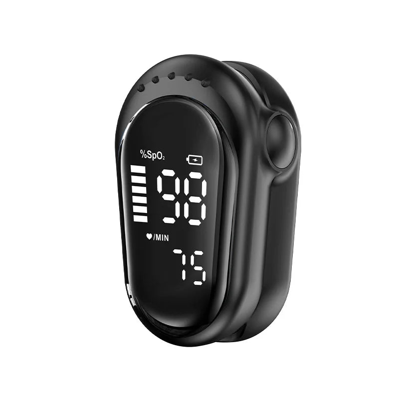 Rechargeable Fingertip Pulse Oximeter, Large HD Screen