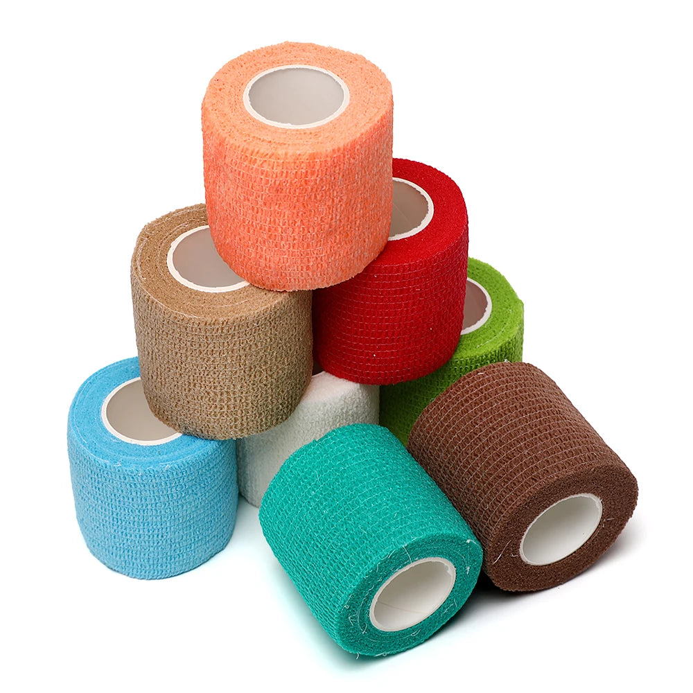 Self-Adhesive Elastic Bandage, 4.8m, 18 Colors