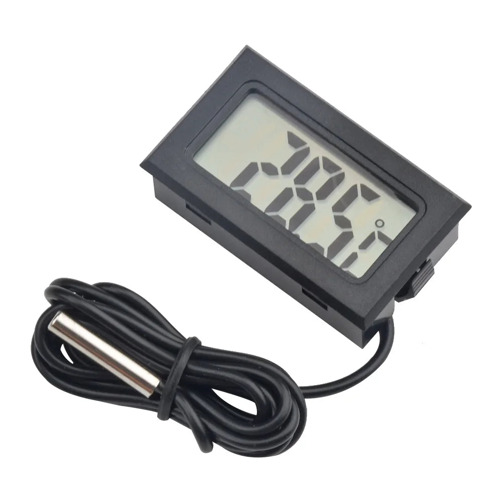 Mini LCD Digital Thermometer with 1 m Cable