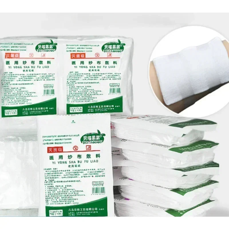 Sterile Medical Gauze Pads, 10-Pack