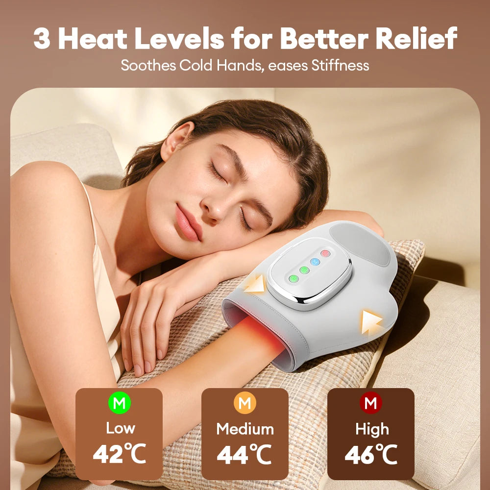 Air Pressure Hand Massager Glove