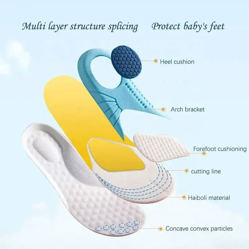 Kids Memory Foam Arch Support Insoles