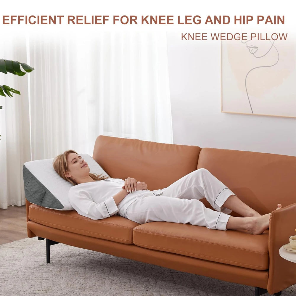Memory Foam Knee Wedge Pillow