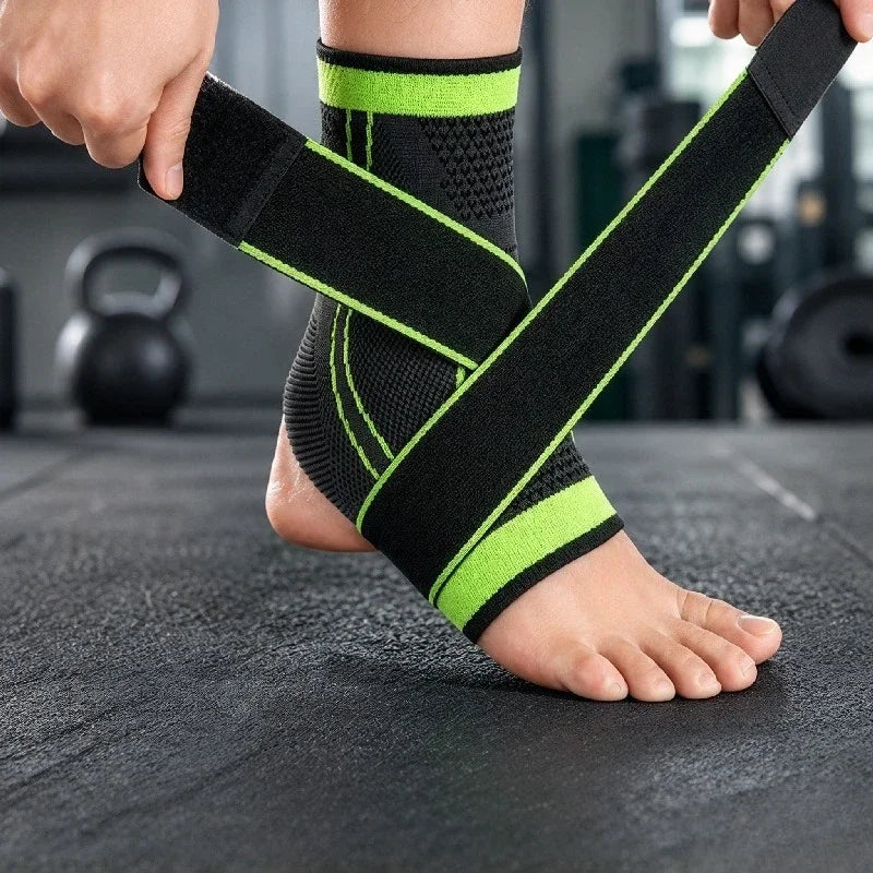 Adjustable Compression Ankle Support for Sports