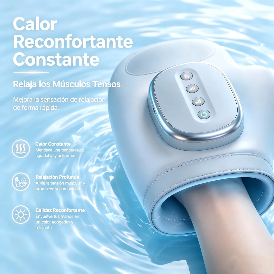 Electric Hand Massager with Airbag Compression and Vibration