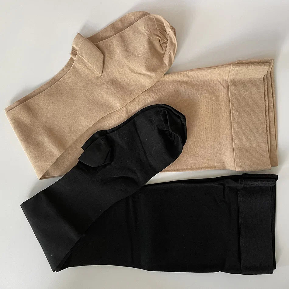 Open-Toe Graduated Compression Stockings 30–40 mmHg
