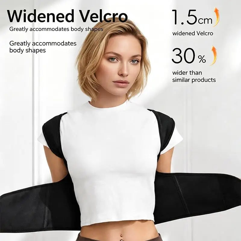 Adjustable Posture Support Belt with Splint