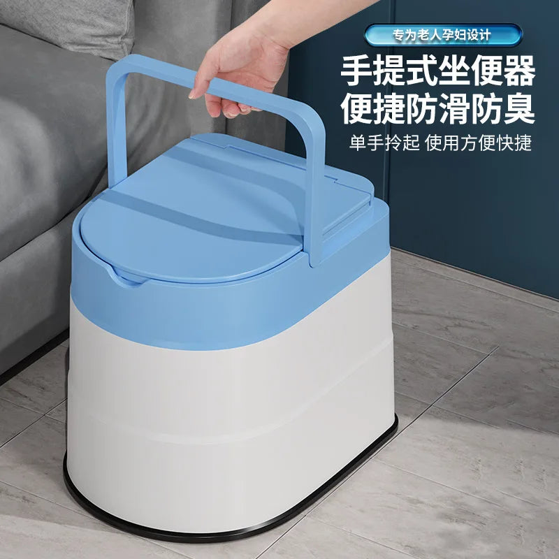 Portable Bedside Commode Chair for Adults