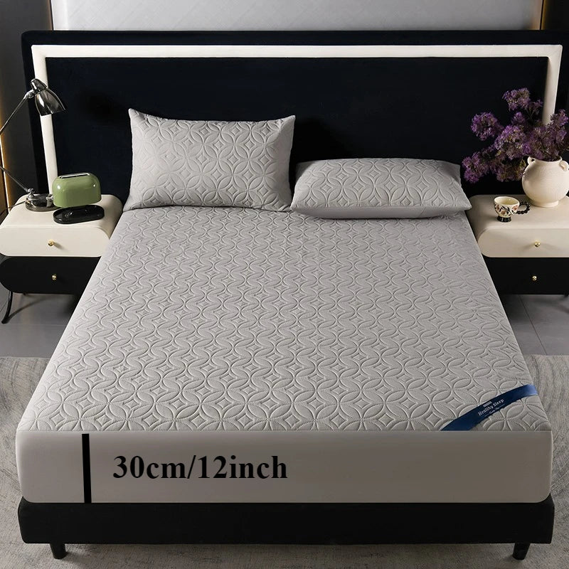 Waterproof Quilted Mattress Protector, 30 cm Deep Pocket