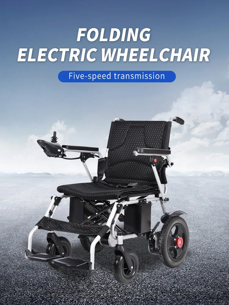 Outdoor Motorized Folding Electric Wheelchair