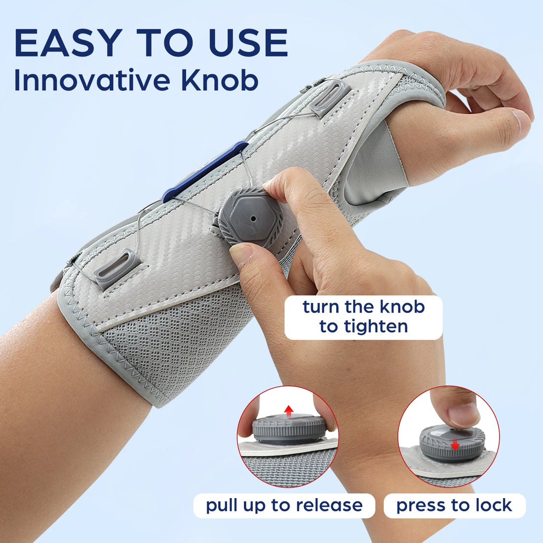 Adjustable Wrist Brace for Left or Right Hand