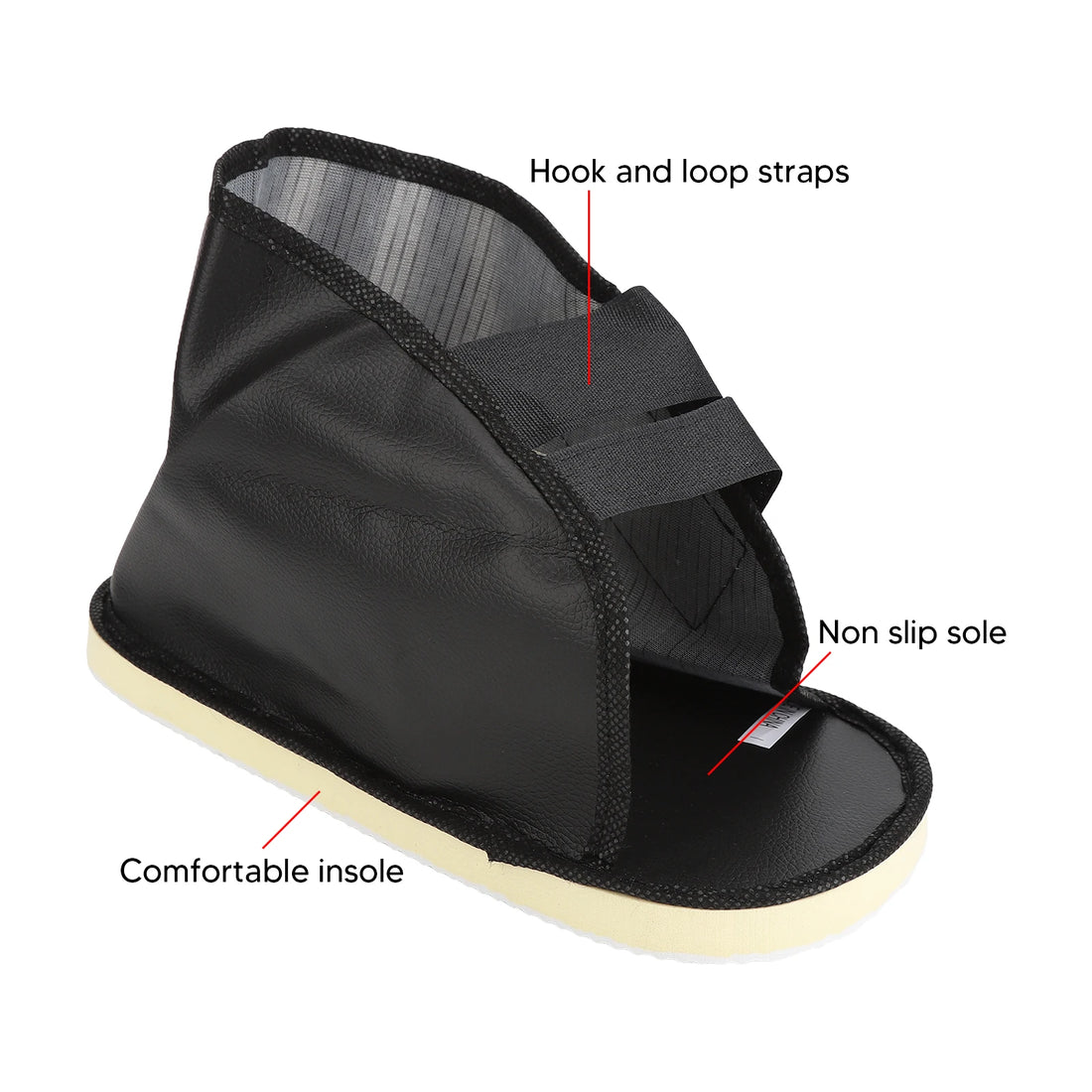 Adjustable Walking Cast Shoe for Foot Injuries