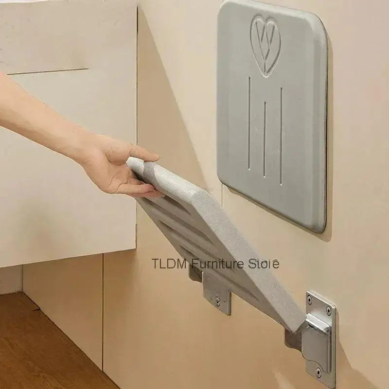 Folding Wall-Mounted Bathroom Seat
