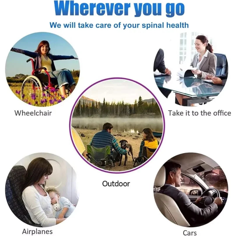 Breathable Gel Seat Cushion for Chairs and Wheelchairs