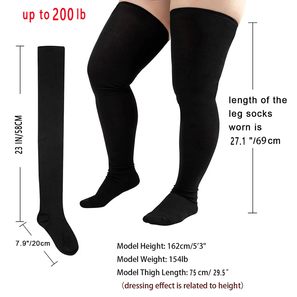 Thigh-High Over-Knee Socks for Sports and Costumes