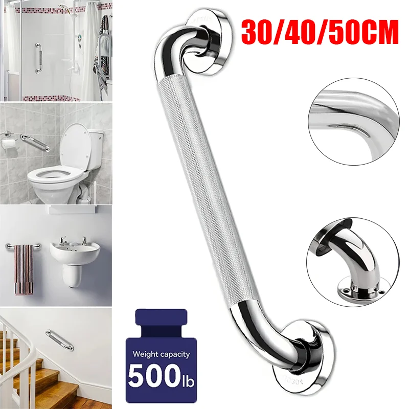 Straight Stainless Steel Bathroom Grab Bar