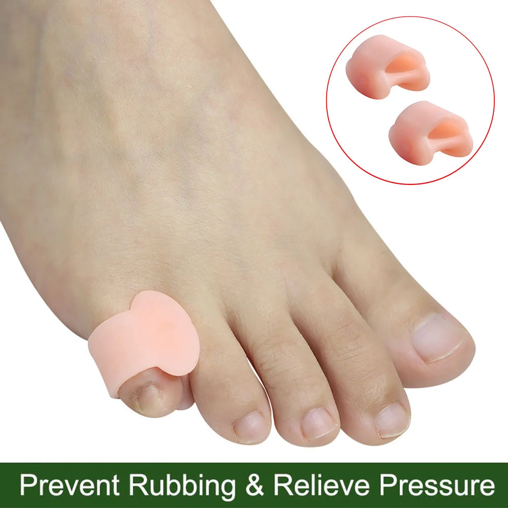 Rubber Toe Separators for Rubbing and Pressure