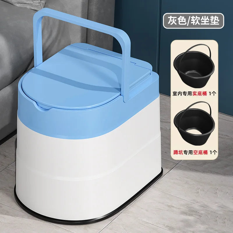 Portable Bedside Commode Chair for Adults