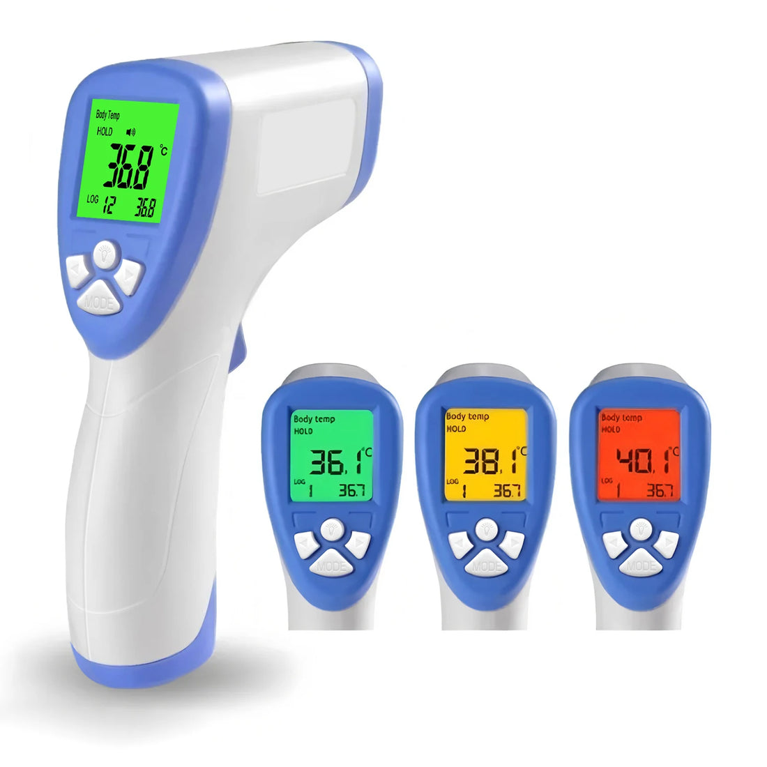 Non-Contact Forehead Thermometer and Finger Pulse Oximeter Set