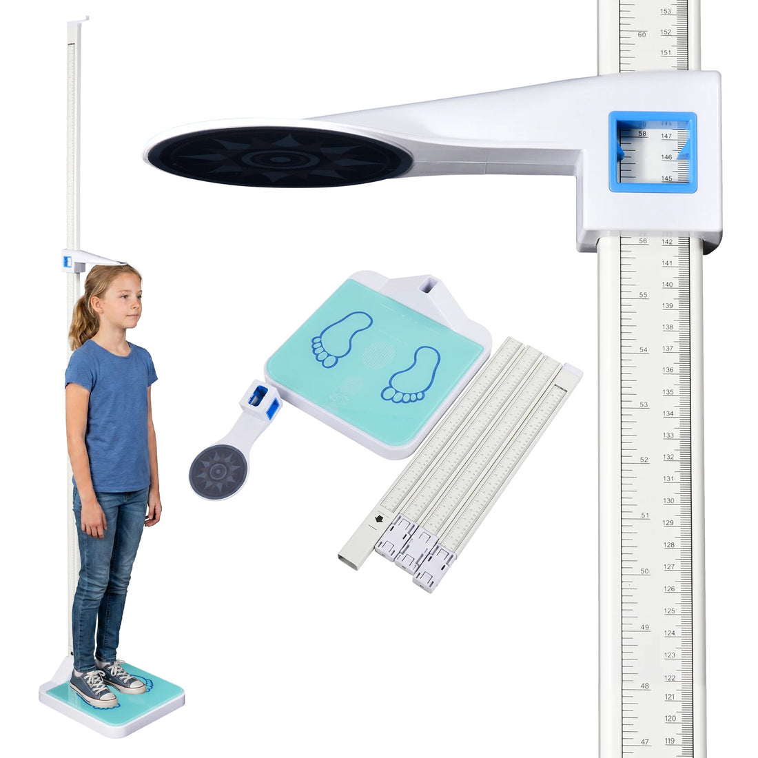 Digital Physician Scale with Height Rod