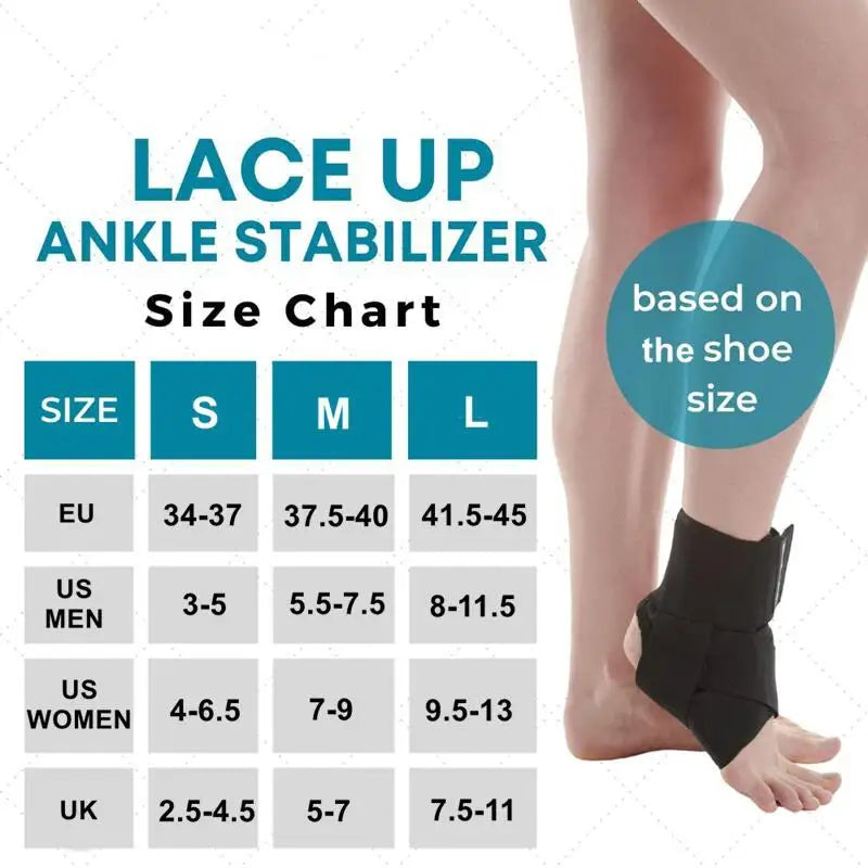 Lace-Up Ankle Support Brace