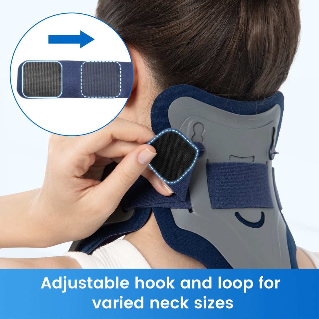 Adjustable Neck Traction Device with Foam Pads