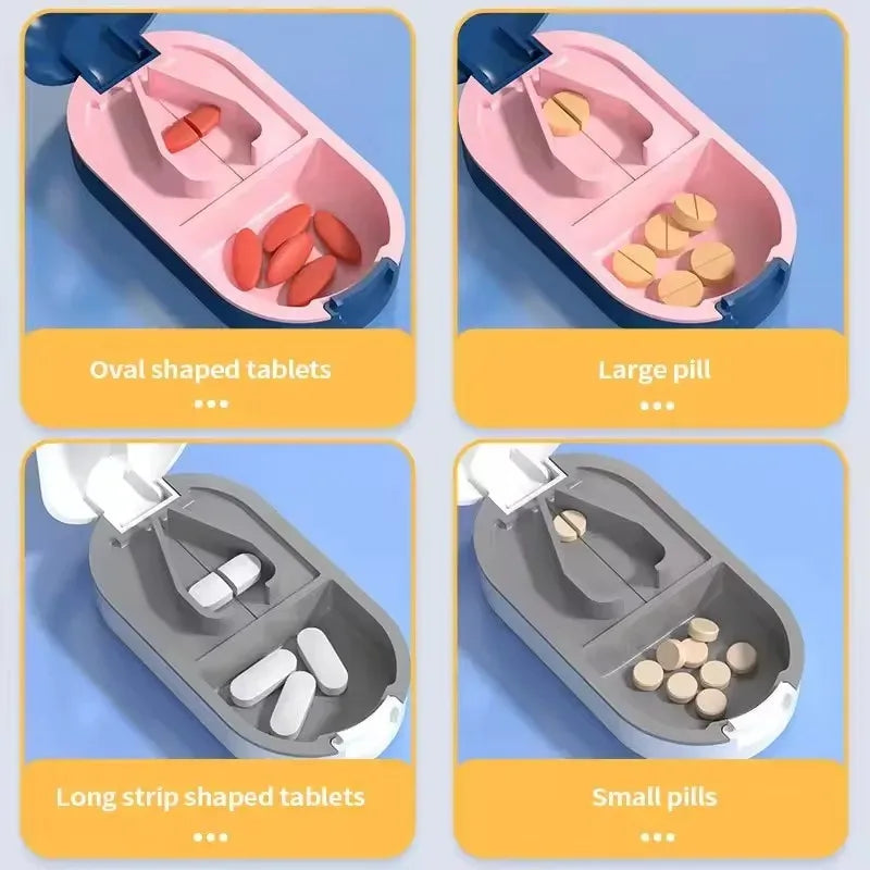 Portable Pill Cutter for Splitting Tablets