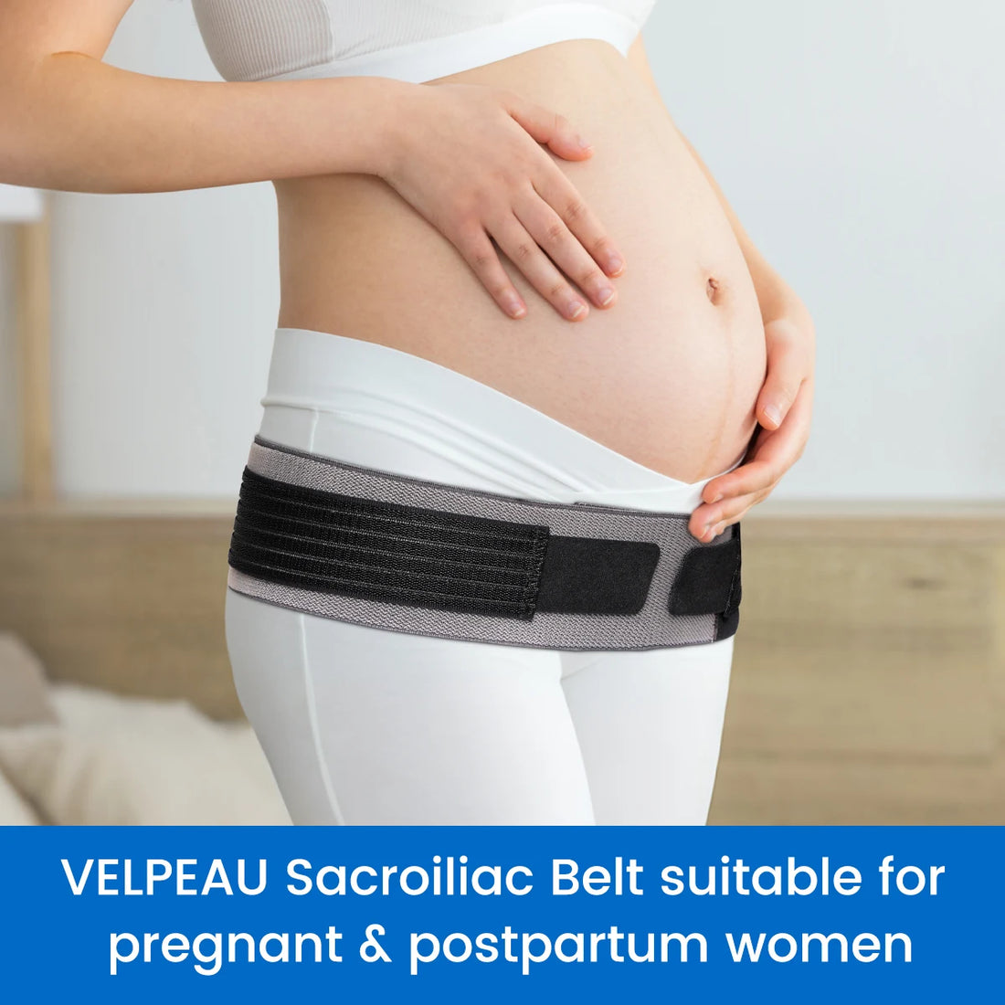 Adjustable SI Joint Hip Belt for Women and Men