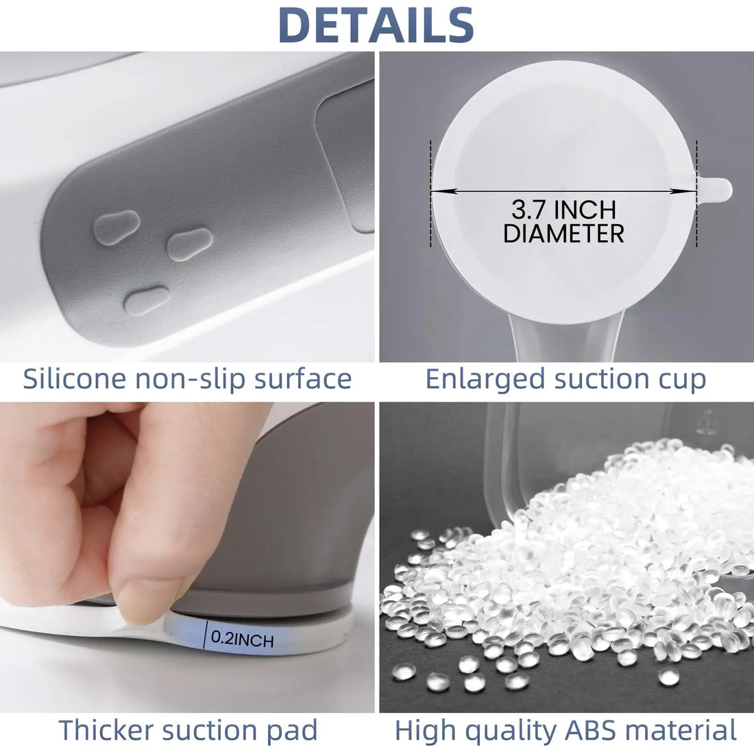 Suction-Cup Shower Grab Bar