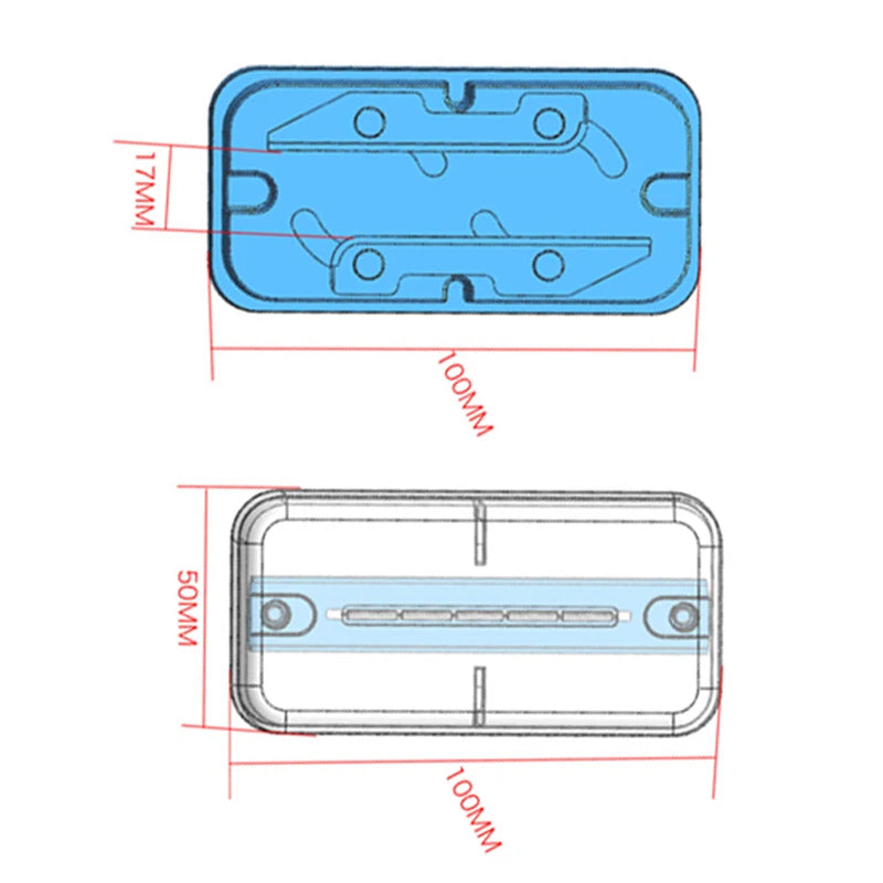 Blue Pill Cutter for Half or Quarter Tablets
