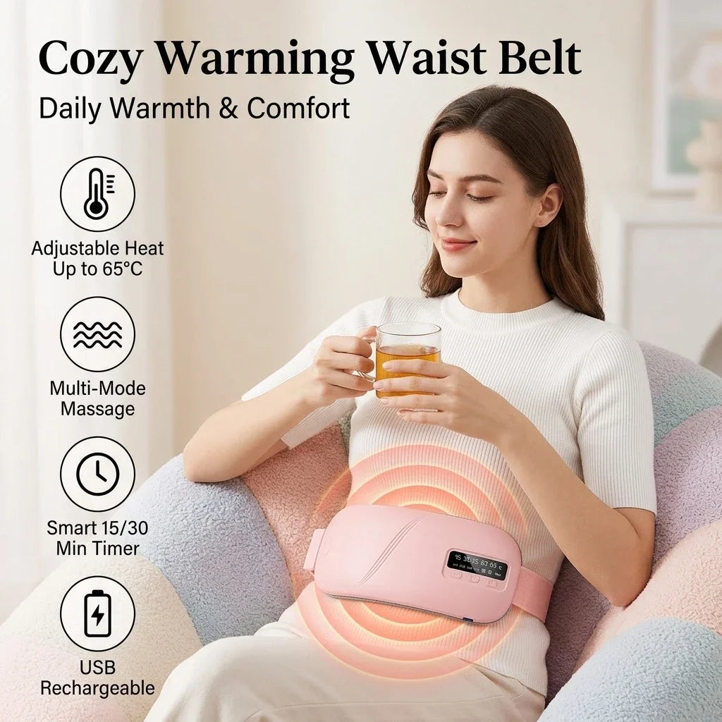 Portable Electric Heating Pad for Waist Use