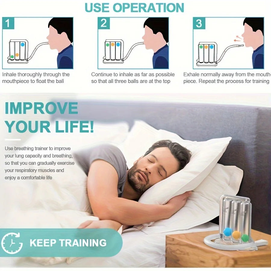 Breathing Exerciser for Chest Training