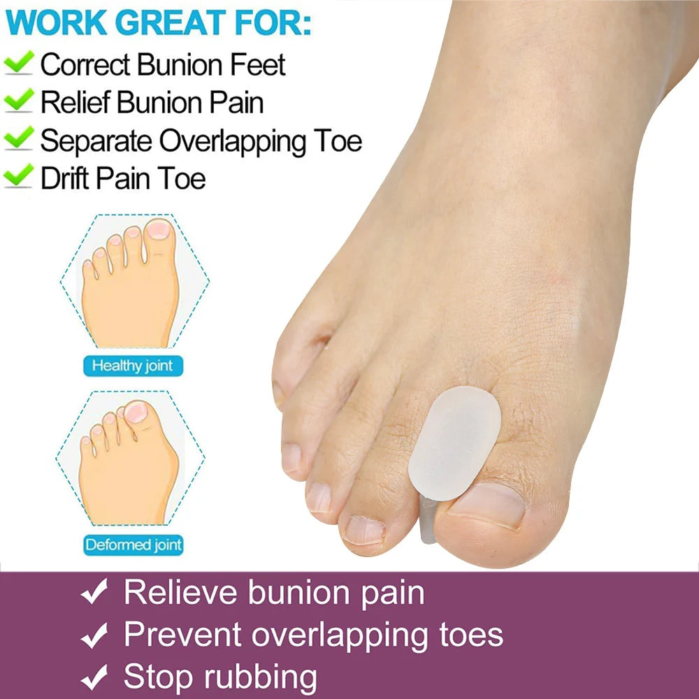Toe Spacers and Protectors for Overlapping Toes