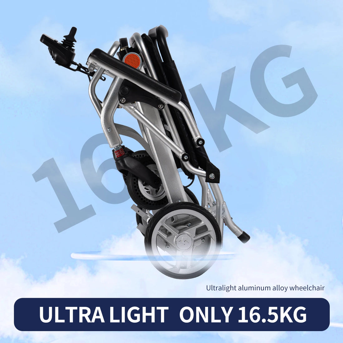 Foldable Wheelchair with 300kg Listed Capacity