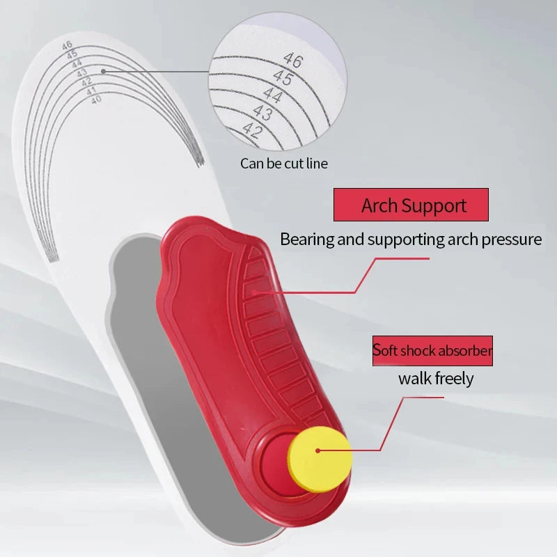 Gel Arch Support Insoles for Women and Men