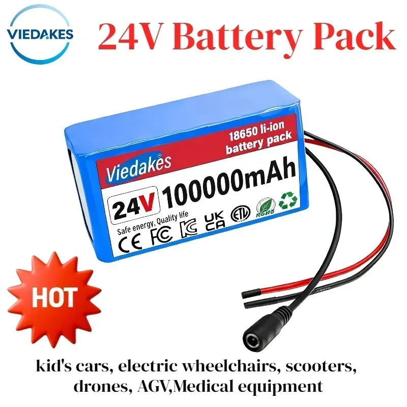 24V Battery Pack for E-Bikes and E-Scooters