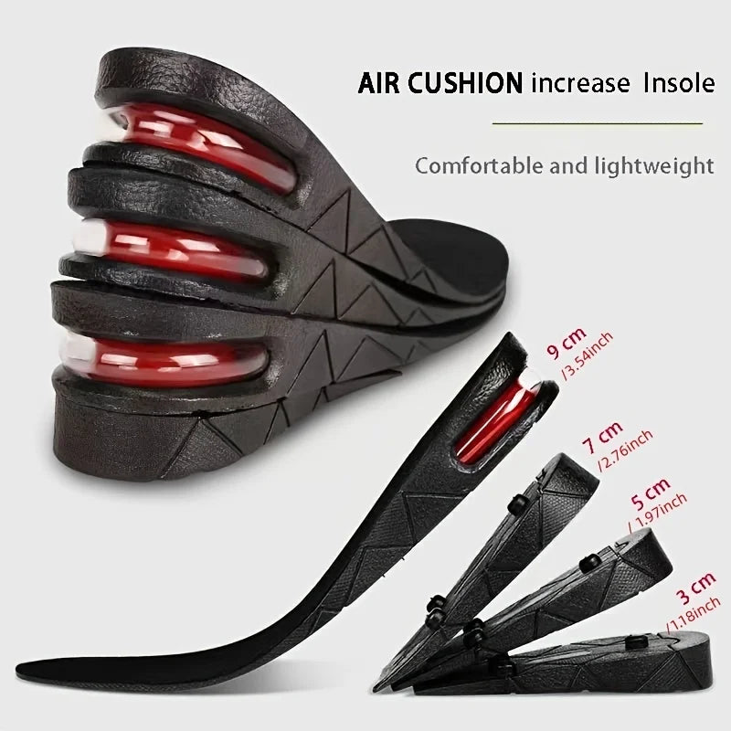 Adjustable Heel Lift Insoles, 3–9 cm