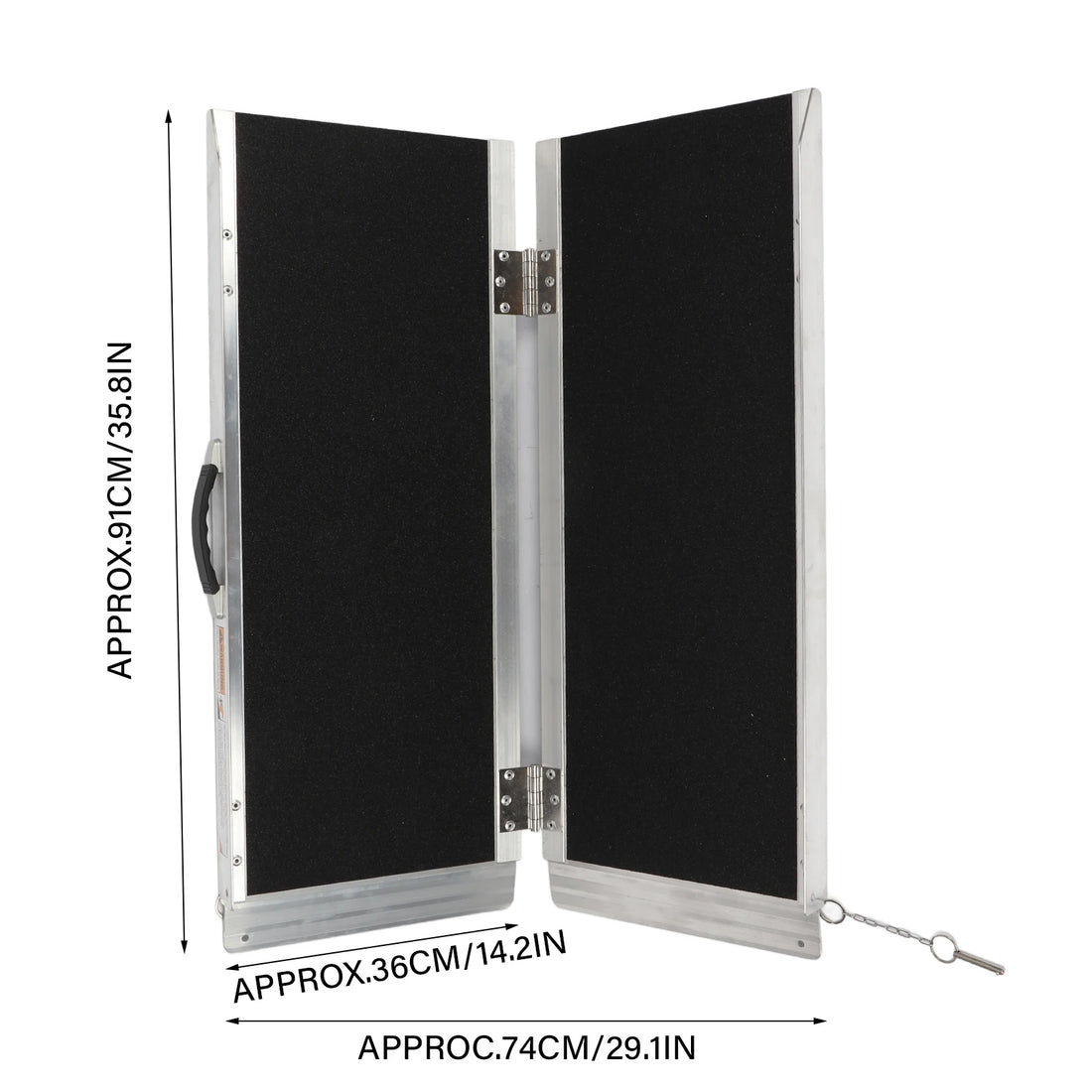 3FT Folding Wheelchair Ramp with Non-Slip Surface