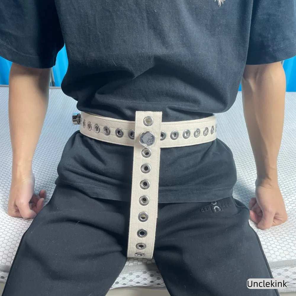 Adjustable Patient Safety Strap with Lockable Waist Belt