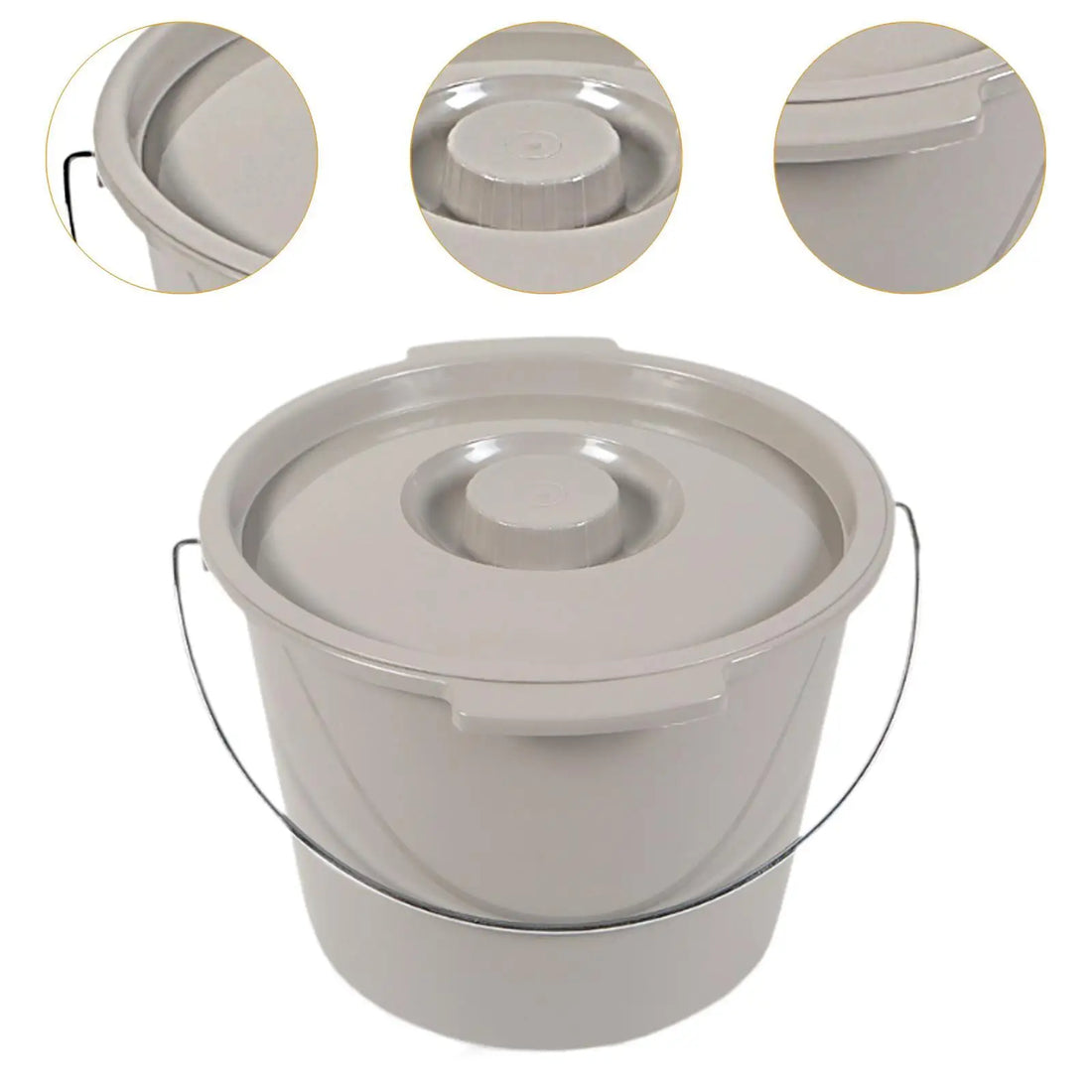 Portable Toilet Bucket with Lid