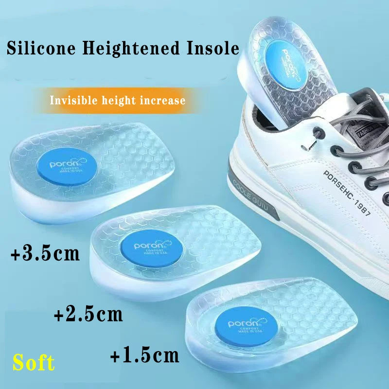 Gel Height-Increasing Insoles for Shoes