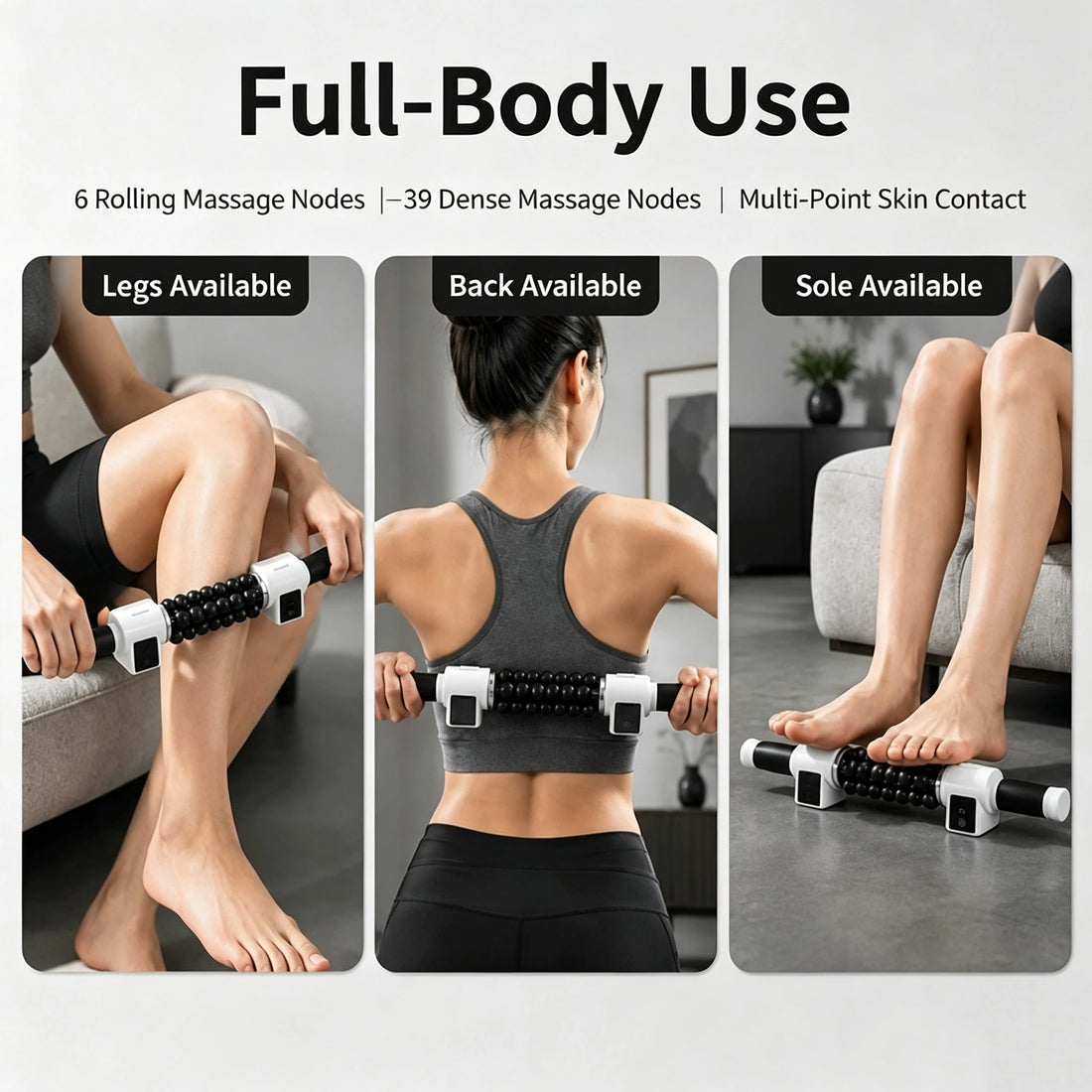 Rechargeable Electric Roller Massage Stick