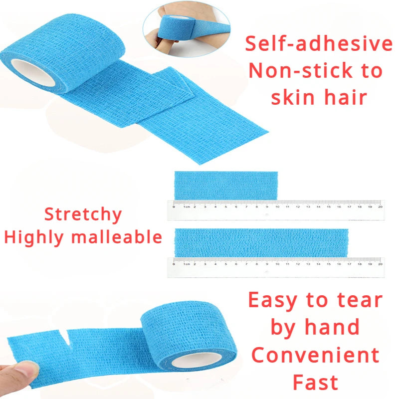 High-Elastic Self-Adhesive Bandage, White