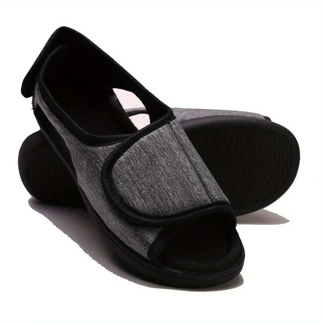 Open-Toe Extra-Wide Home Shoes