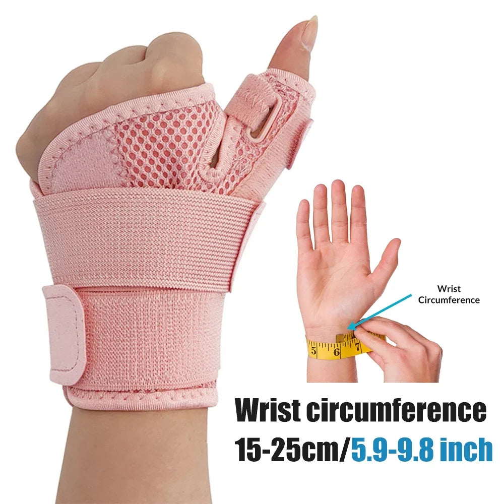 Flexible Wrist Thumb Splint Brace, Breathable, Left or Right Hand